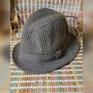 Pendleton Men's  small Tweed,  Fedora Hat Vintage, Sweet Cap